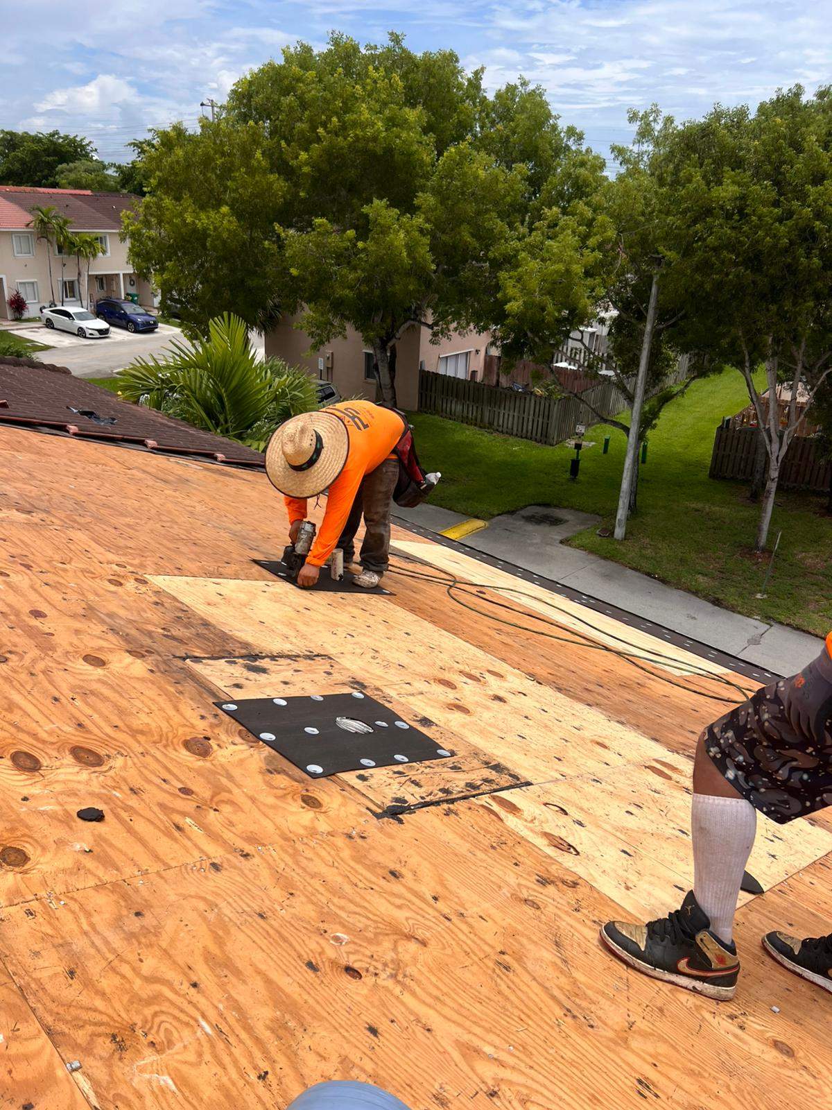 Palm Beach Gardens tile roof inspected before termite tenting and possible roof repair