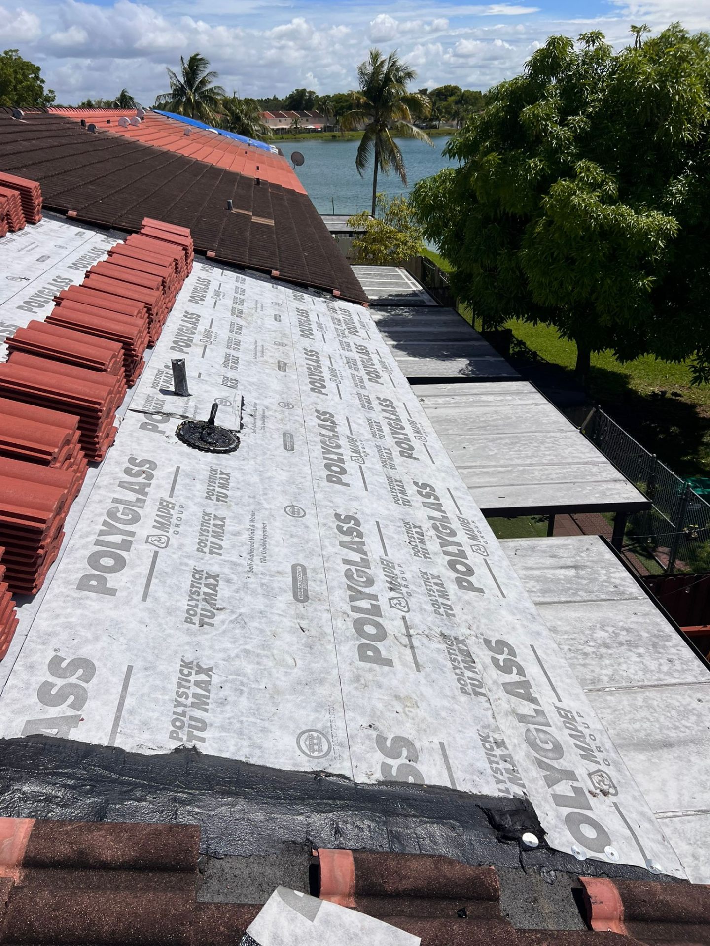 Completed Palm Beach Gardens roof replacement ready for final inspection and closeout